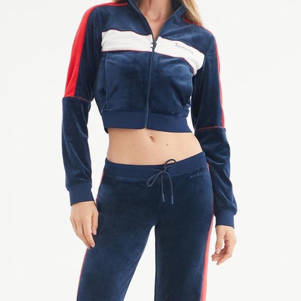 Juicy Couture Tracksuit Red and Blue Velour Large

WORN ONCE